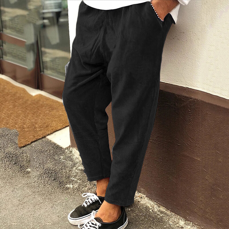 Slavik - Casual Loose Corduroy Pants for Men